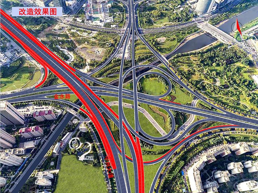 中州大道項目金水路中州大道互通立交橋